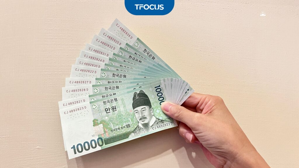 cách đọc số tiền tiếng hàn