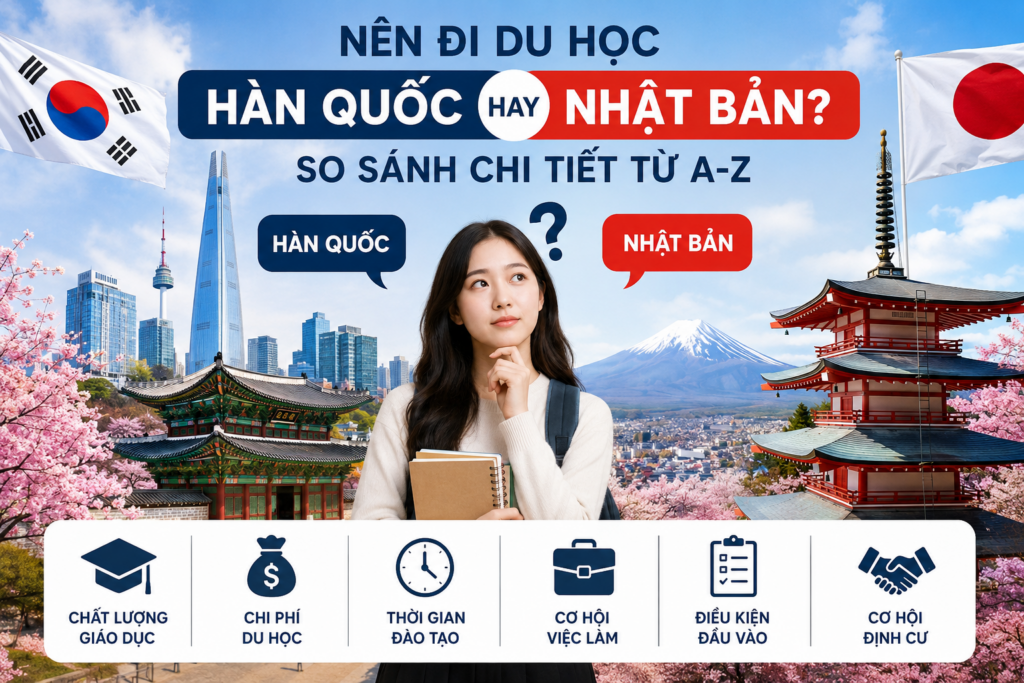 Nên đi du học Hàn Quốc hay Nhật Bản